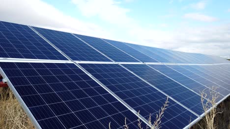 solar panels stock video footage close up
