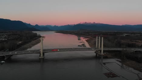 various drone shots in new westminster, pitt meadows and coquitlam, bc, canada