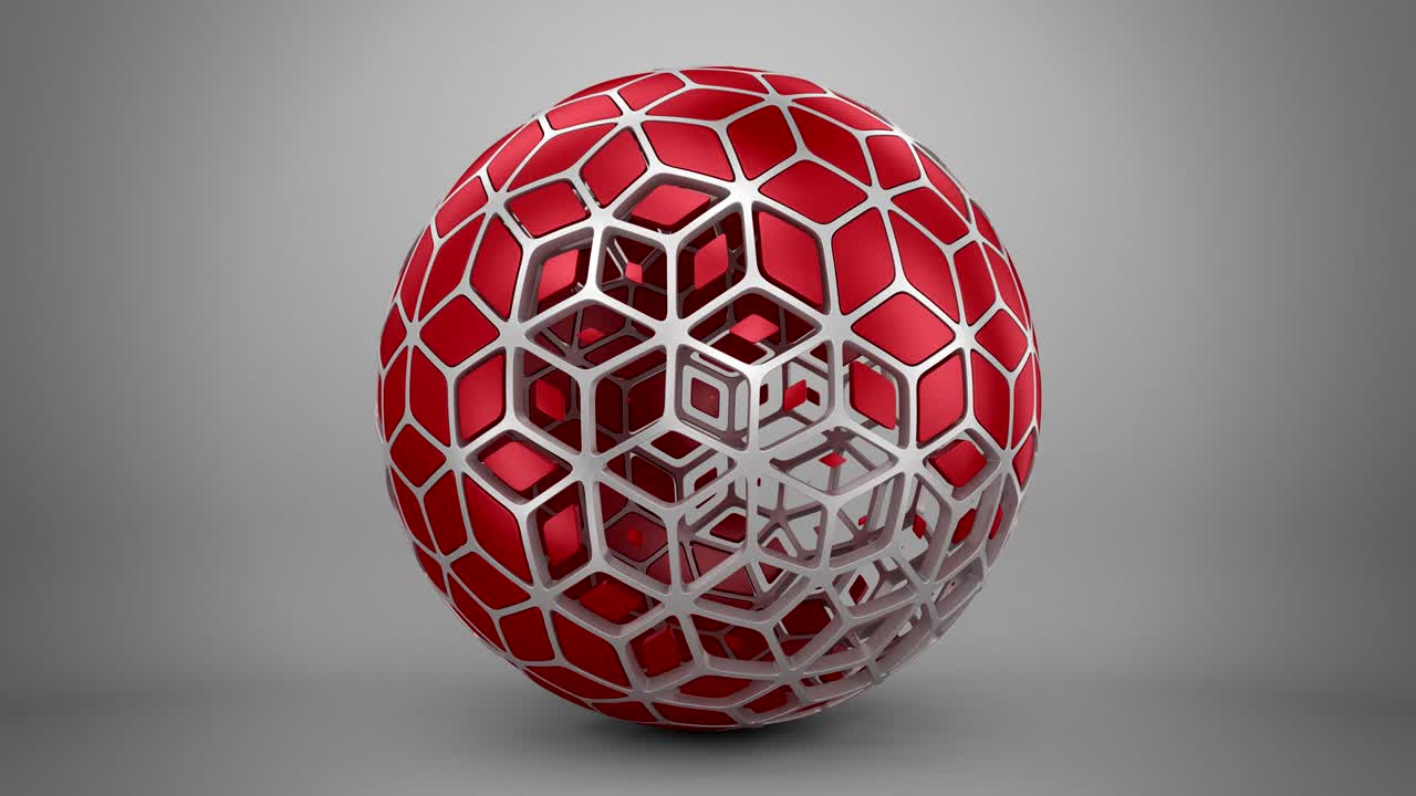 애니메이션 된 기하학적 모양