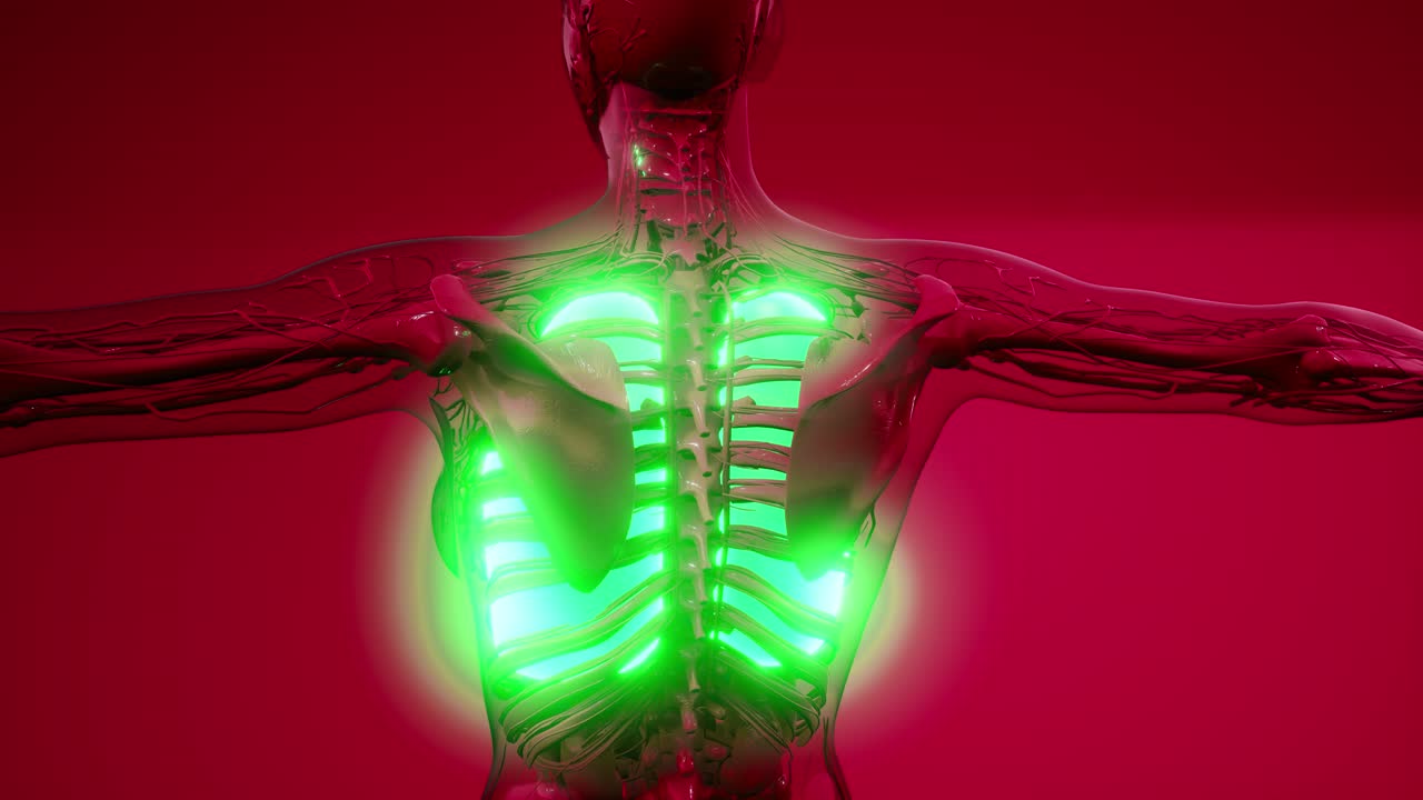 exploración de la anatomía de los pulmones humanos