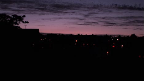 nightlapse with neighbourhood  , cloud paignton