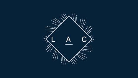 texto de introducción de animación viernes negro sobre moda azul y fondo minimalista con líneas blancas