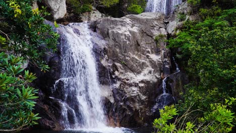 waterfall cascades over rocks, ninh thuan, vietnam tropical wilderness