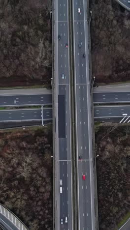 lighttrails on belgium highway at night