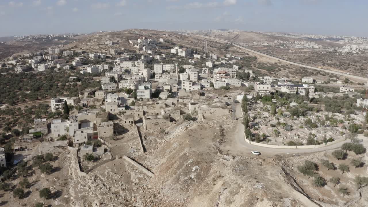 베이트 하니나 (아부 다후크) 오래된 도시 - 공중 사진