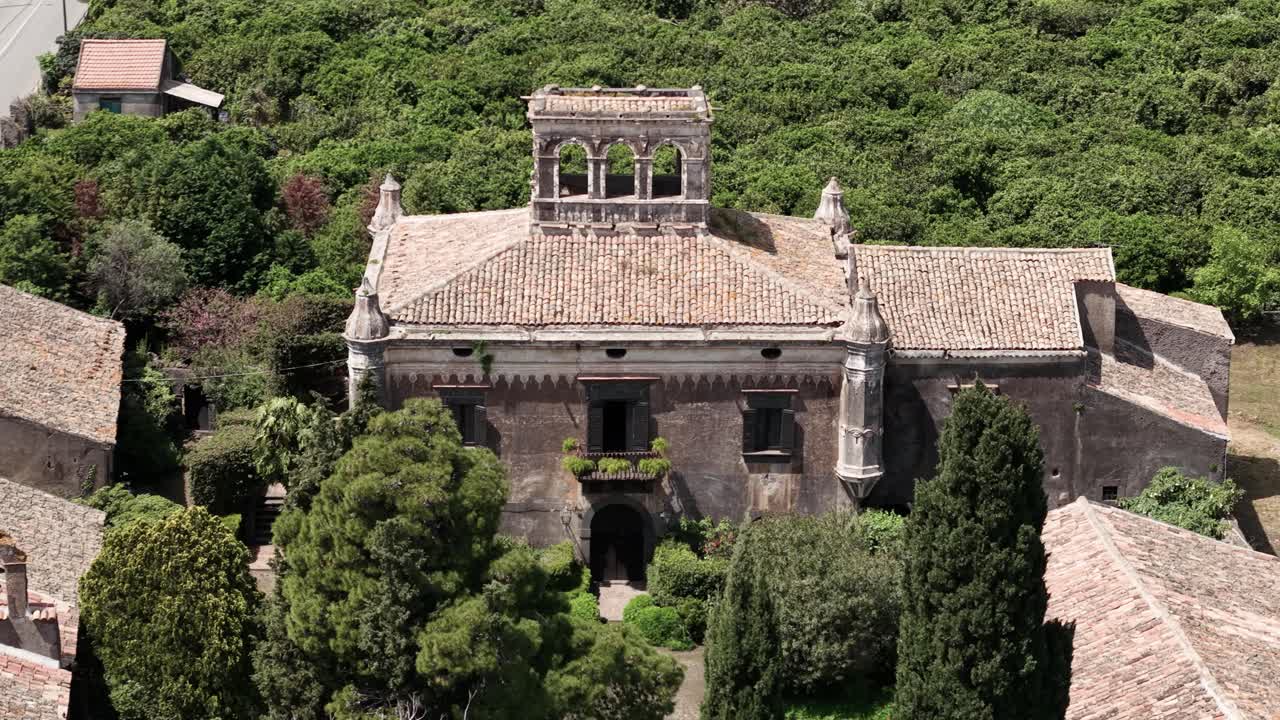 Historic Sicilian villa, Godfather movie location, serene view