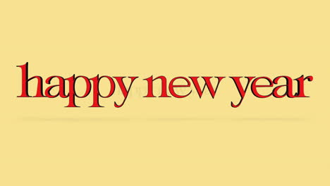 Rolling-Happy-New-Year-text-on-gold-gradient