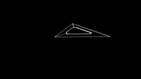 Animation-Des-Quadratischen-Symbols,-Das-Sich-Auf-Schwarzem-Hintergrund-Bewegt