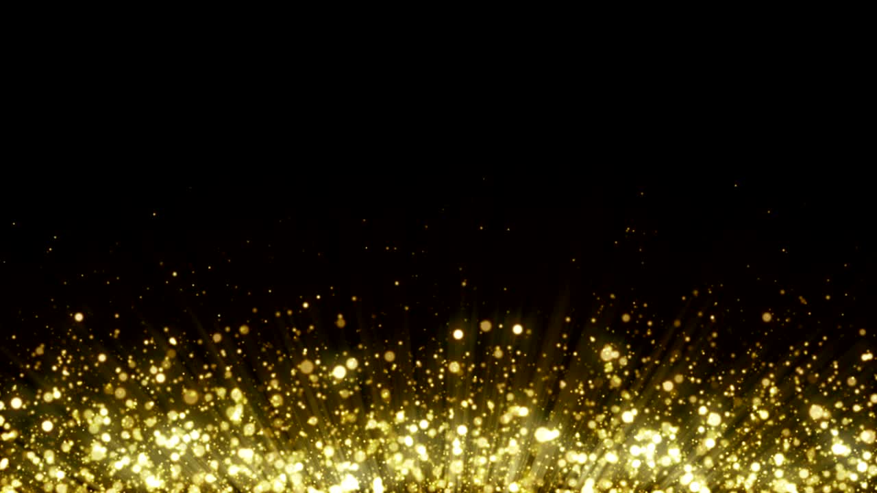 입자 금 반이는 보케상 먼지 추상적인 배경 루프