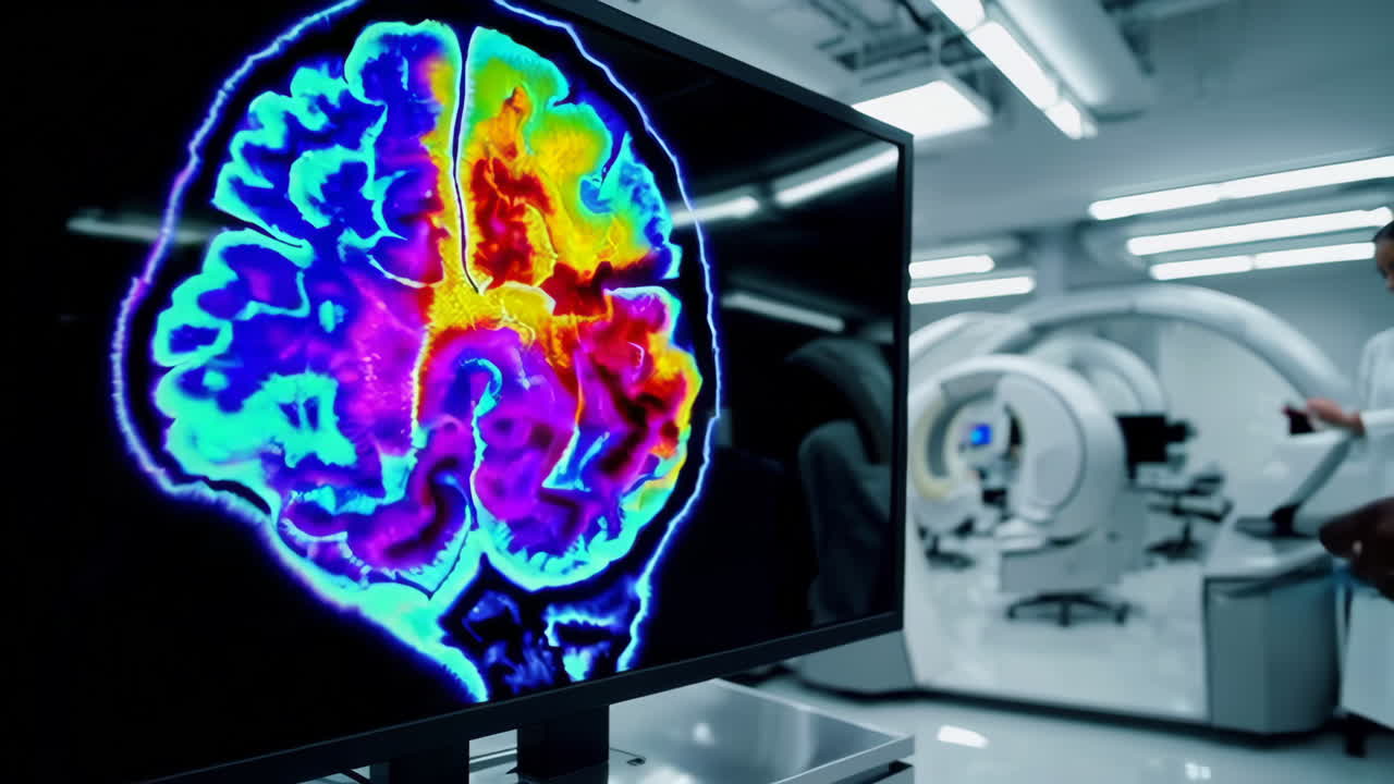 Medical Professionals Reviewing Brain Scan