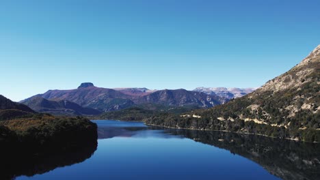 drone footage of a beautiful patagonian landscape-2