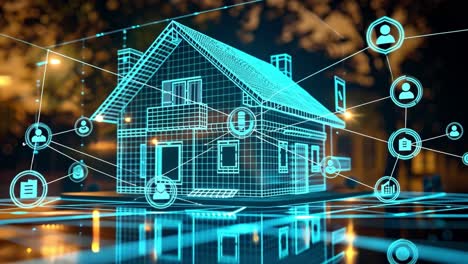 smart home technology concept