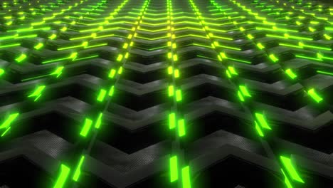 patrón de neón geométrico abstracto