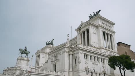 monument to victor emmanuel ii in rome, italy