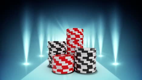 Video-Zu-Schwarzen-Und-Roten-Pokerchips