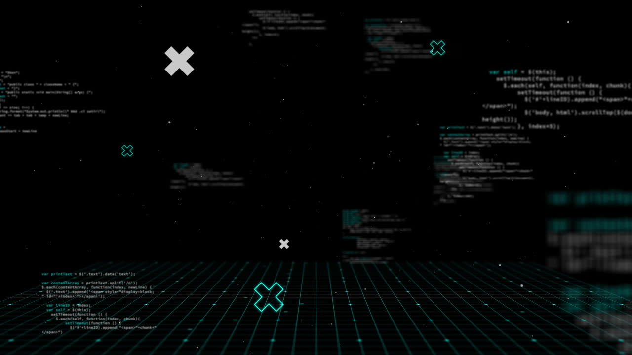 디지털 데이터 처리가 끊임없는 루프로 이동합니다.