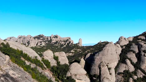 Aerial:-Montserrat-mountain-range-from-the-air