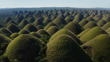 the iconic chocolate hills of bohol, philippines