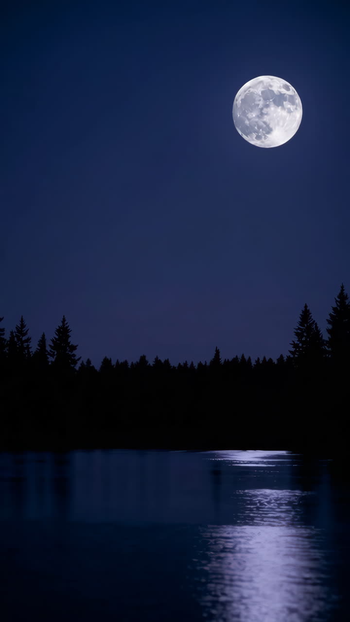 Moonlight on the Lake