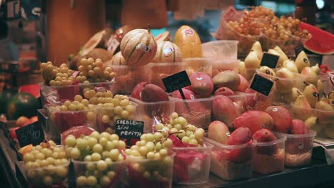 fruit stall at a market