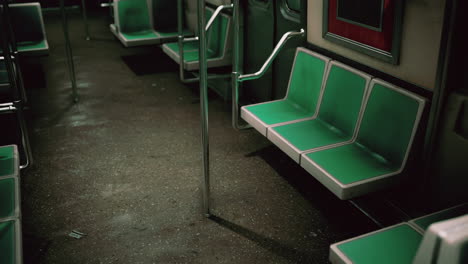 empty subway car