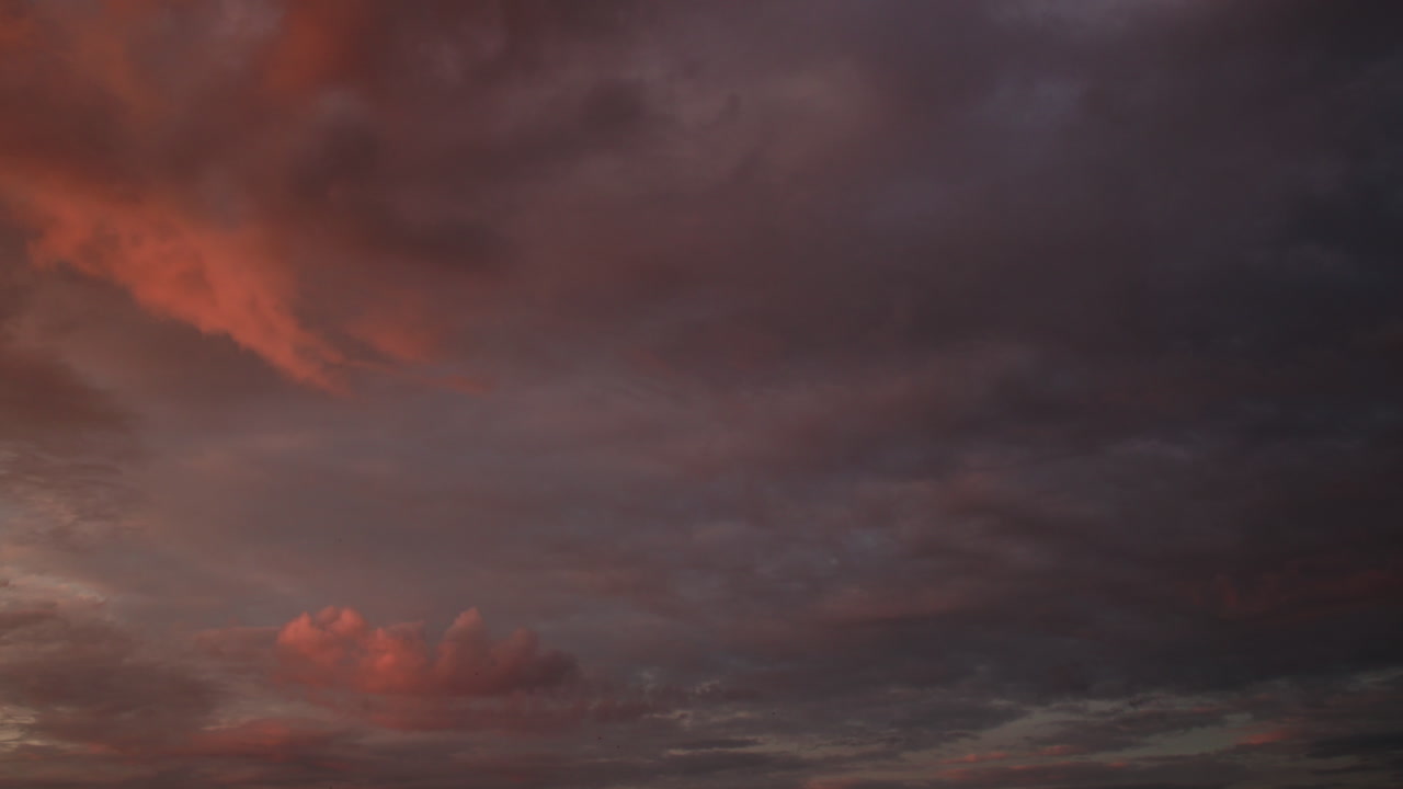 Sunset clouds timelapse