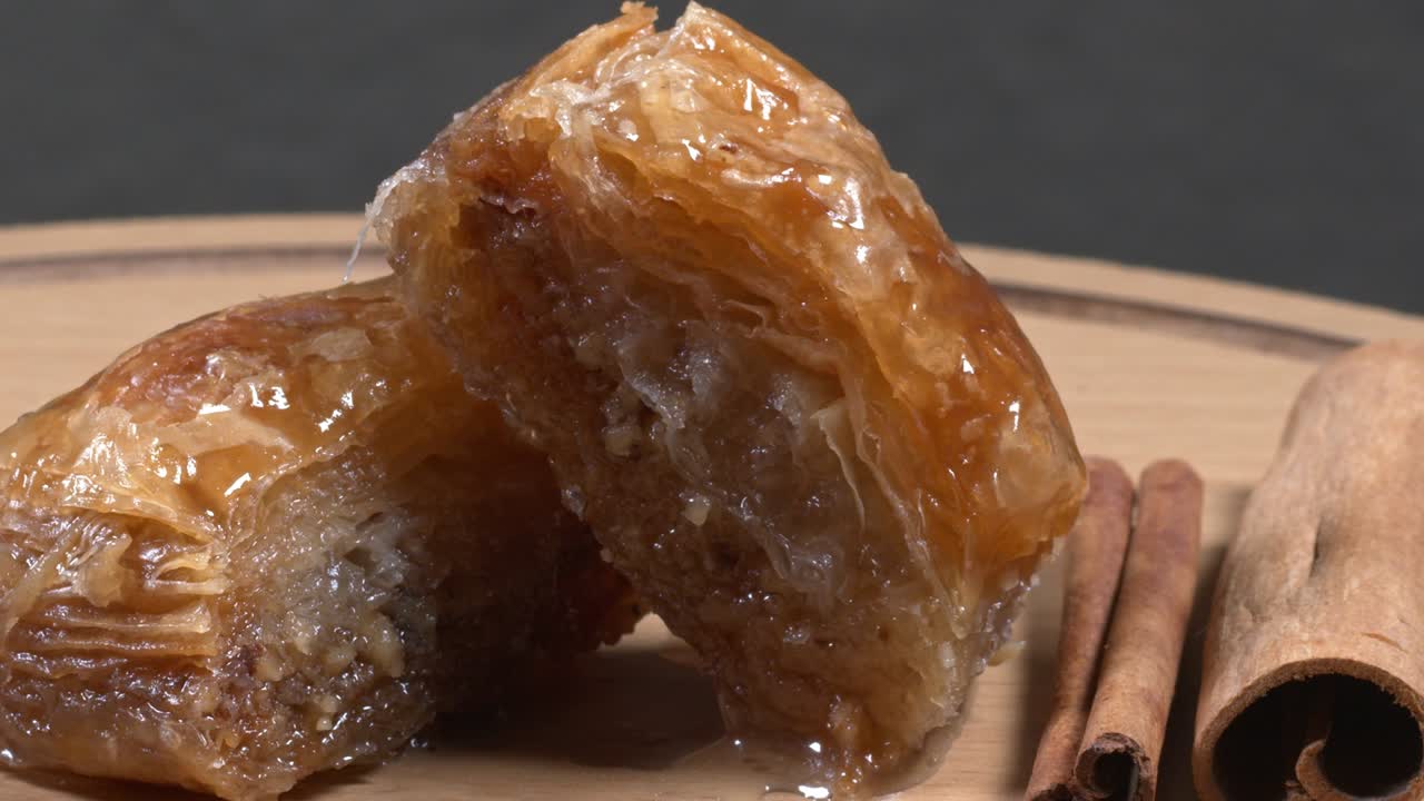 Sød tyrkisk konfekt Baklava