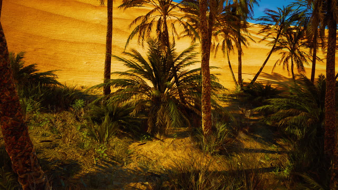 пальмы в оазисе аль-айн