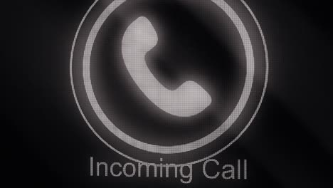 incoming phone call notification on display