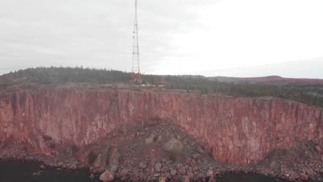 palisade head minnesota at sunrise