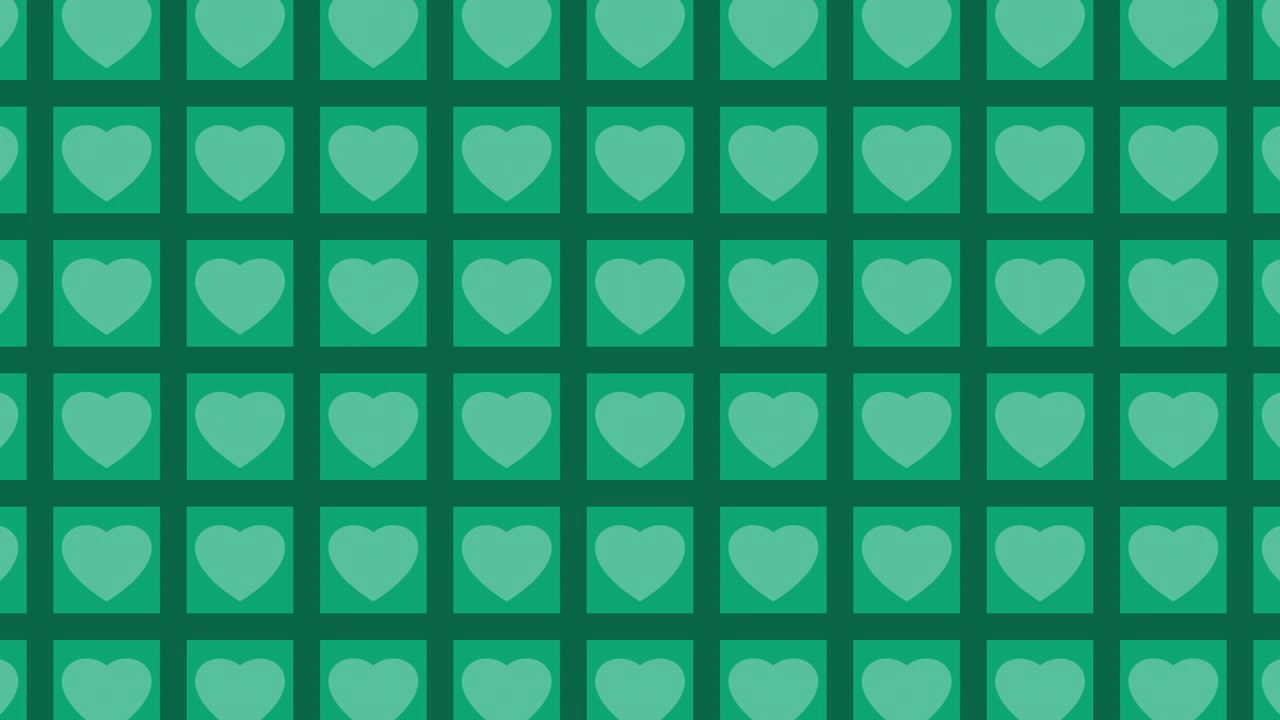 Green Heart Pattern