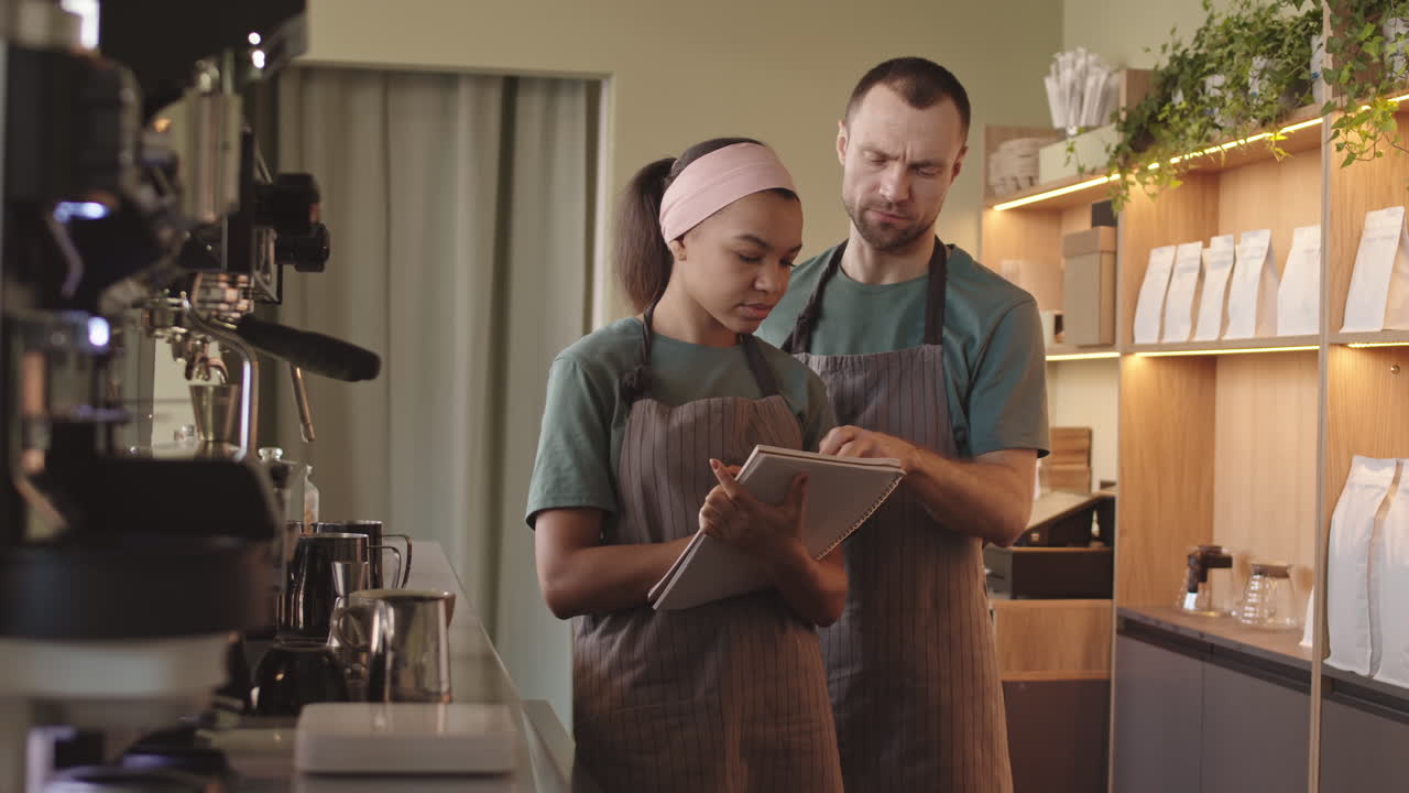 Wait Staff Working in Bar
