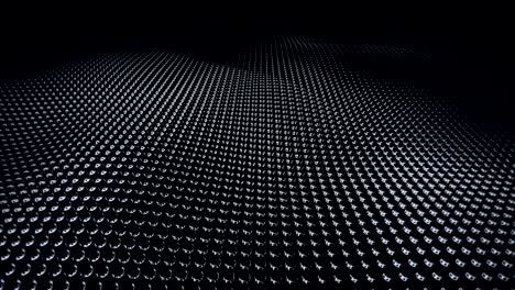 onda de superficie metálica azul brillante abstracta moderna que se puede hacer en bucle