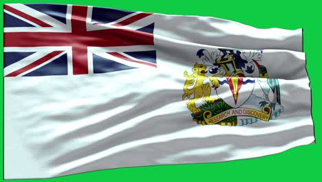 4k highly detailed flag of british antarctic territory - british antarctic territory flag high detail - national flag british antarctic territory wave pattern loopable elements