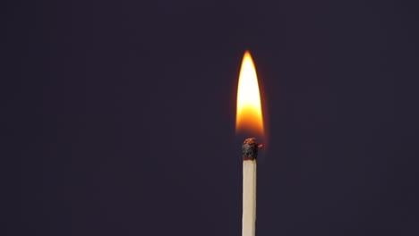 Ignition-matches-close-up-macro-shot-captured-in-front-of-black-background-in-slow-motion-at-60-fps