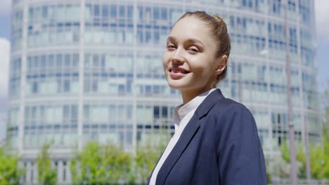 Smiling-girl-in-formal-clothing