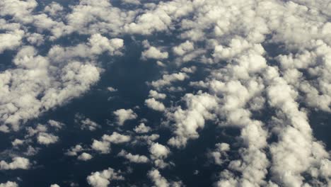 aerial, view of planet earth from airplane window