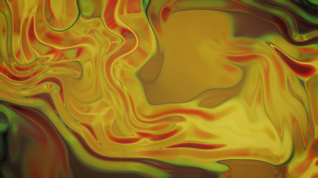 Repeated Motion Of Vibrant Colors. Abstract Liquid Visuals