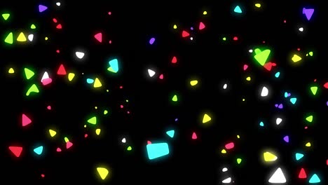particle pop abstract effect background