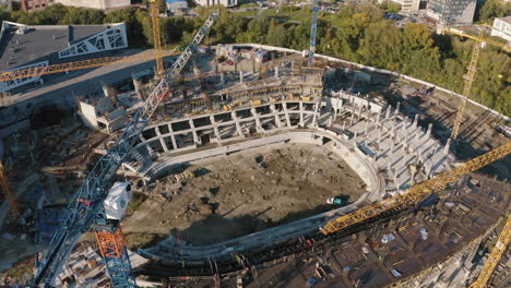 stadium under construction