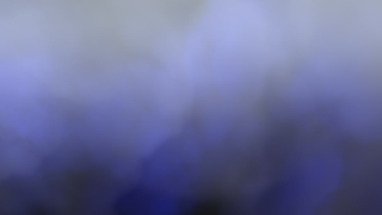 Mistica fusione di tonalità oniriche di blu e viola illuminano il cielo