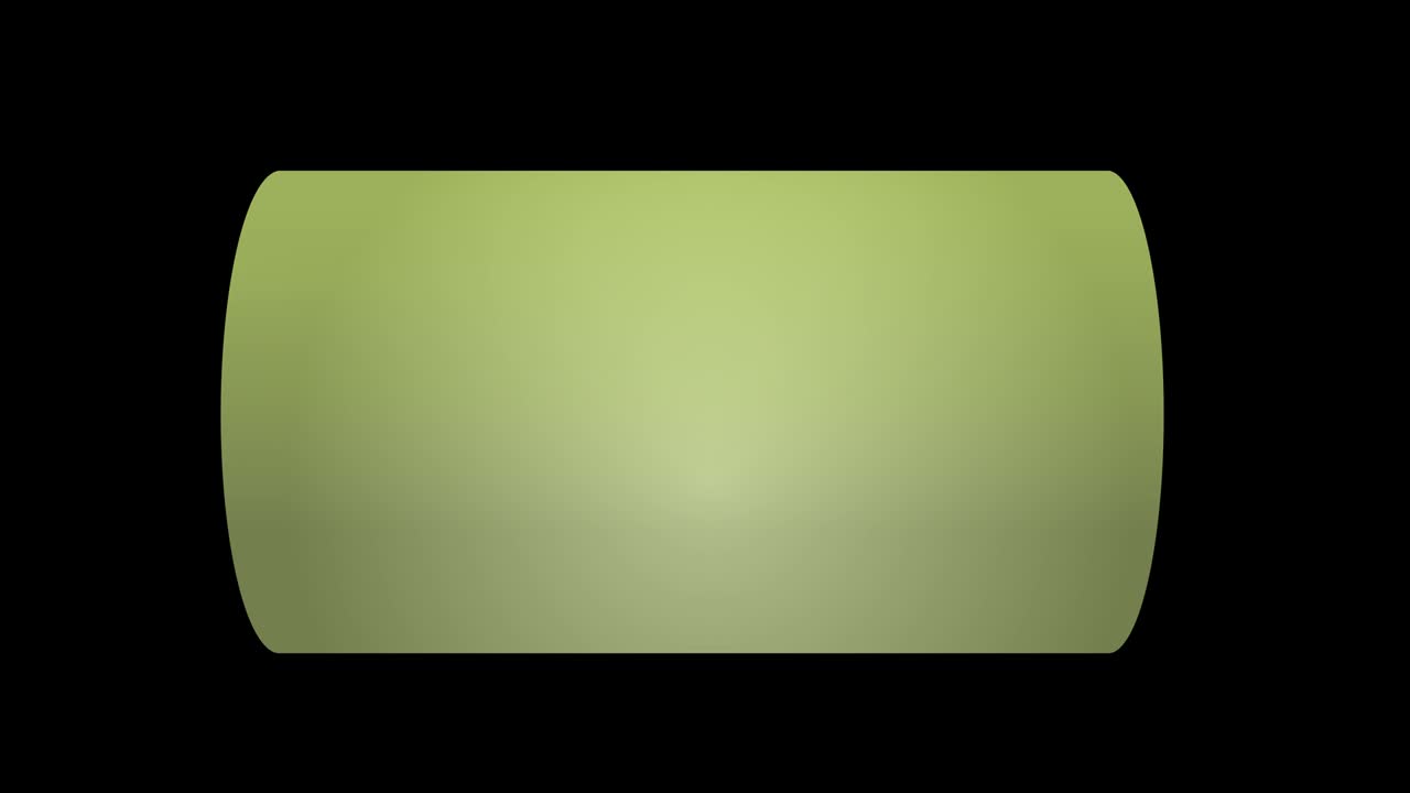 gráficos de movimiento de animación de cilindro cg