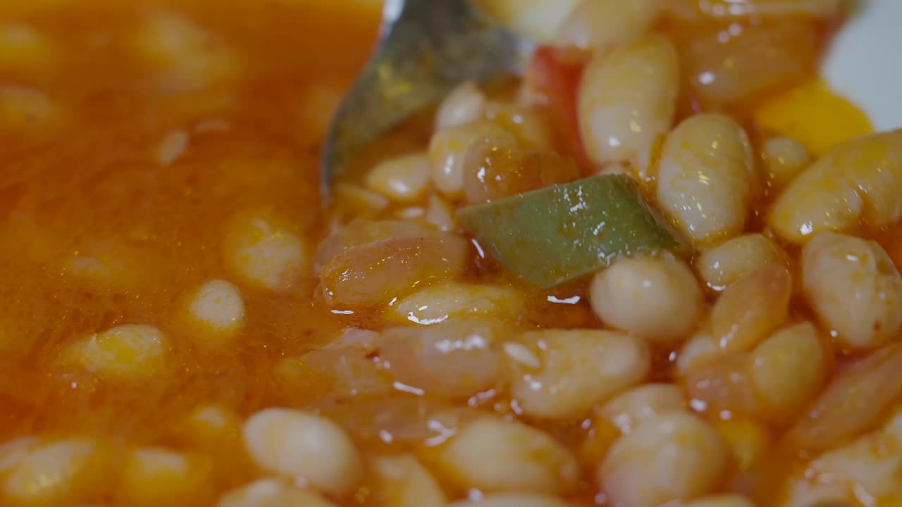 Close-up of Bean Stew