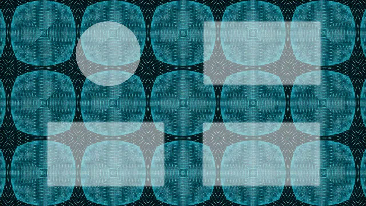 칼레이도스코프 패턴 엔드 카드 엔딩 스크린 모션 그래픽