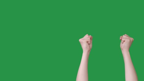 팬 지지 승리 축하 손 박수
