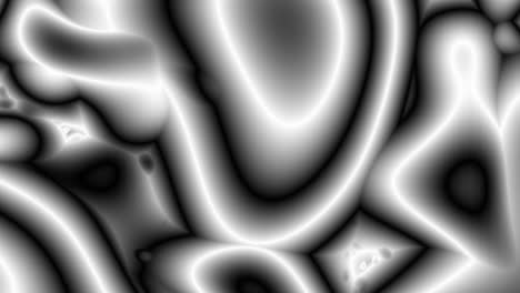 bloques cuadrados en movimiento, animación de la transformación de la superficie de fondo negro a blanco, bloques abstractos de fondo, miles de bloques moviéndose en un cuadrado, formas cuadradas que causan fatiga visual.