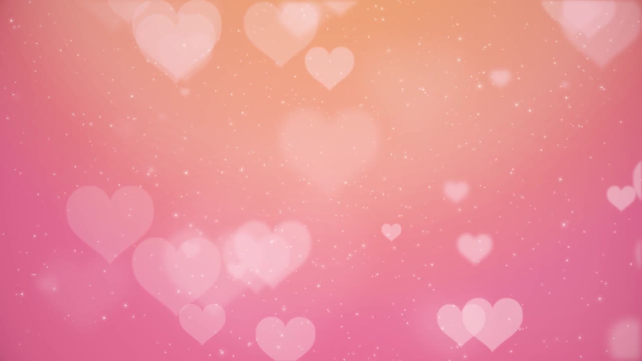 corazón bokeh cielo sentir animación fondo bucle sin interrupción