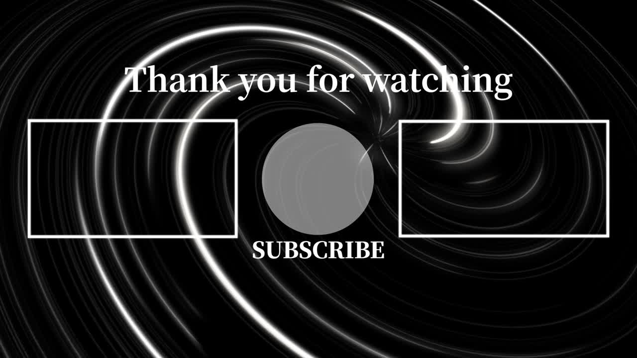 보르텍스 네온 엔드 카드 엔딩 스크린 모션