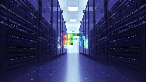 sala server per la tecnologia criptografica nft