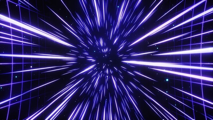 Hyperspace Tunnel Visual Effect